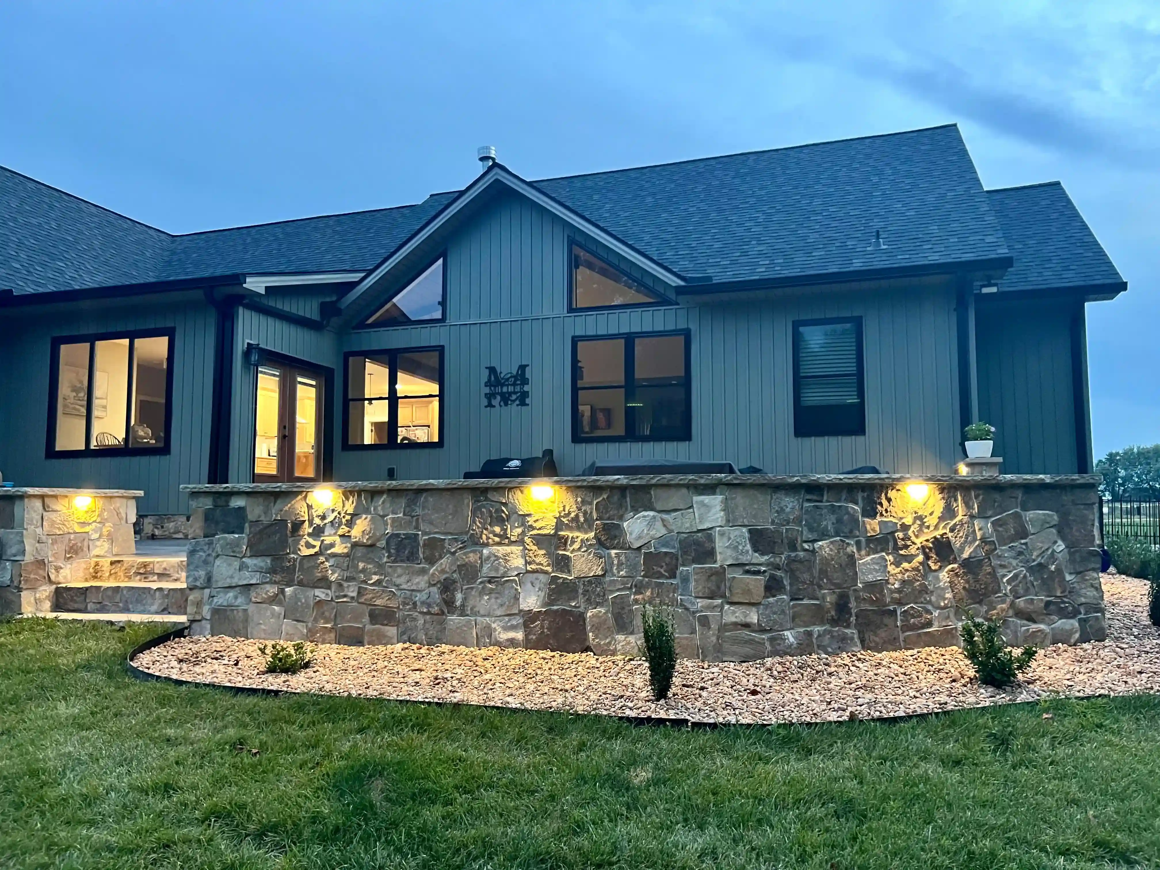 Oakley project final result showcasing the completed custom home with professional finishing